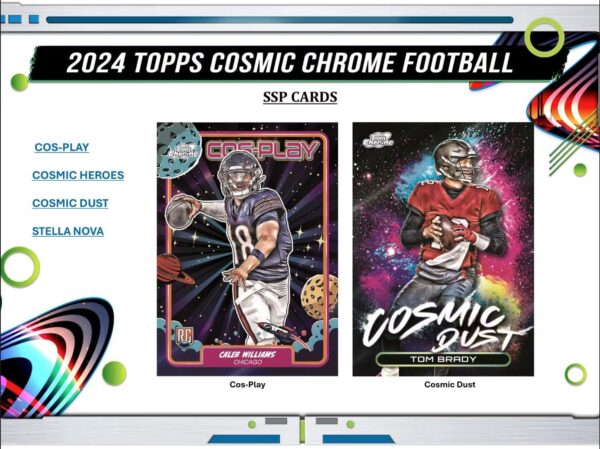 2024 TOPPS COSMIC CHROME FOOTBALL HOBBY 12-BOX CASE Brand New Sealed (4 AUTOS) - Image 6