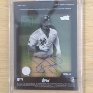 2021 Luke Voit Clearly Authentic 70 Years Autograph New York Yankees